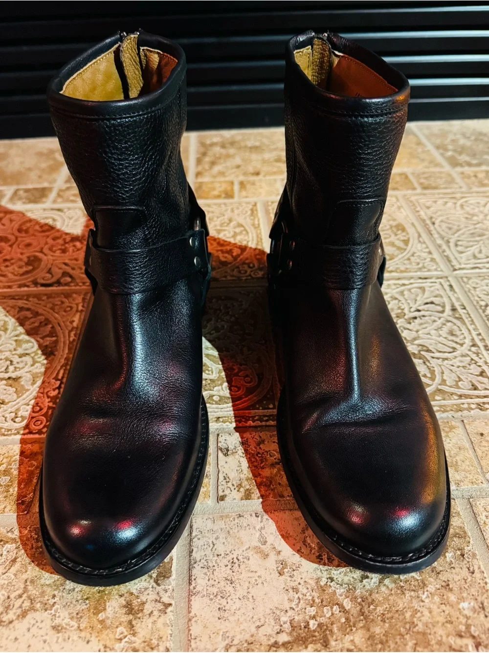 Frye sleek black